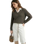 Pure Cashmere Collar Shirt