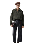 Heringbone Marled Merino Wool Tweed Jacket