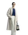 Water-Rippled Double-Faced Pure Cashmere Coat