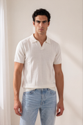 Pure Cashmere Knitted Polo