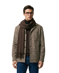 Merino Wool Boucle Shirt Jacket