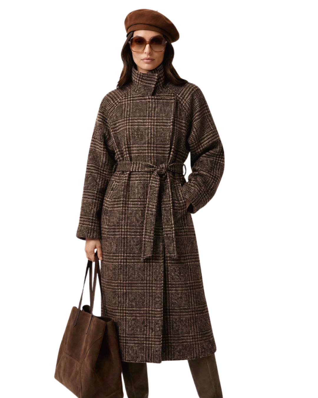 Wool Boucle Overcoat